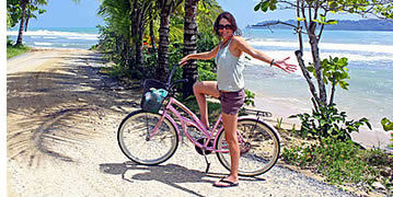 Cycling in Bocas del Toro, Panama