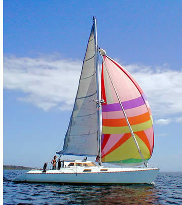 Sailing in Bocas del Toro, Panama